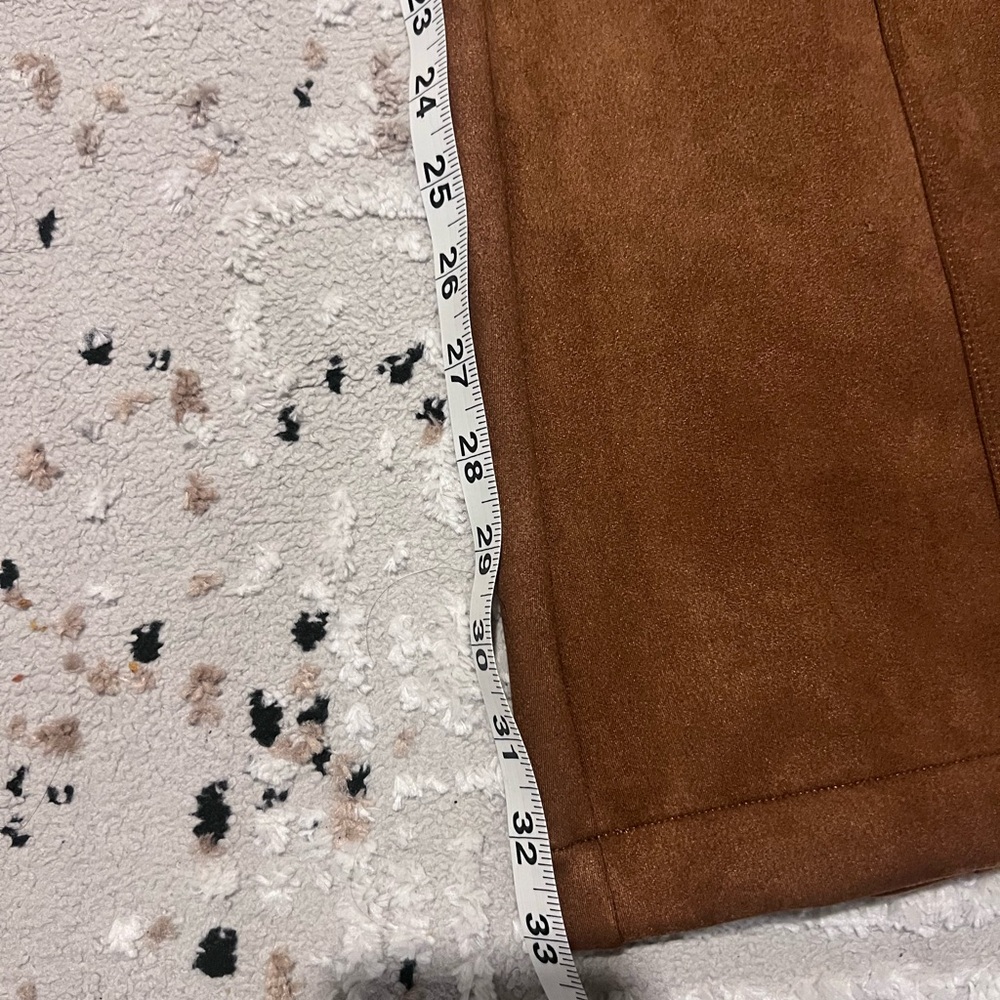 SPANX Chestnut Brown Wide-Leg Ponte Pants - Picture 6 of 8